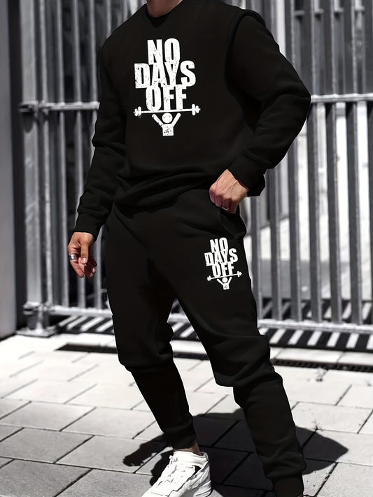 Men's 'NO DAYS OFF' 2 Pc Set
