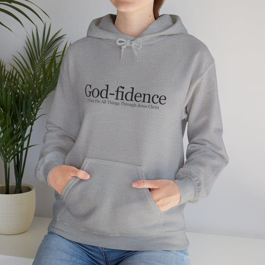 God-Fidence – Faith Over Fear Hoodie - Women