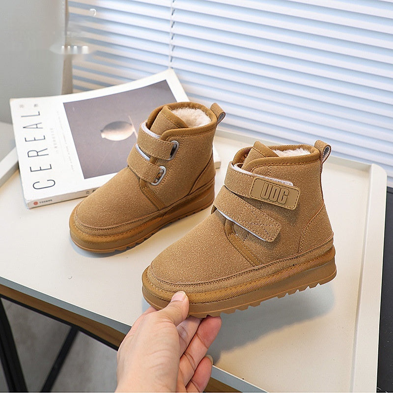 Girl's Fleece-Lined Snow Boots