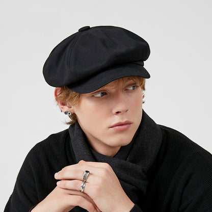 British Retro Octagonal Hat For Mens