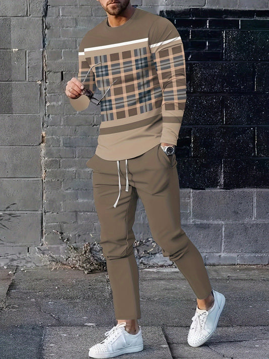 Men's Plaid 2 Pc Set