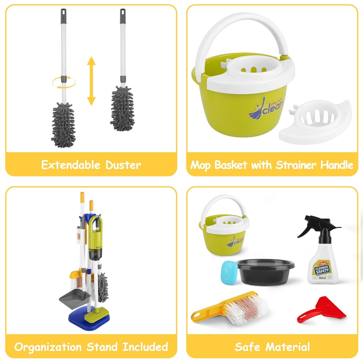 14 Piece Housekeeping Toy Set