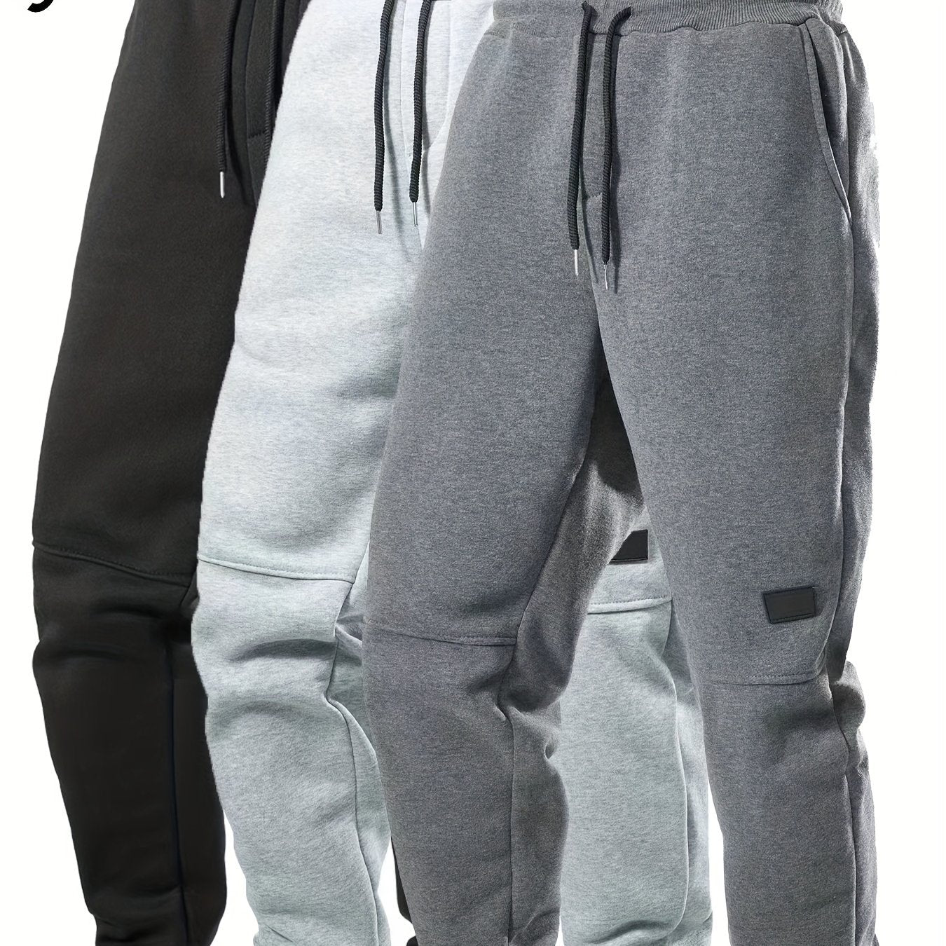 Men's Joggers, 3-Pair