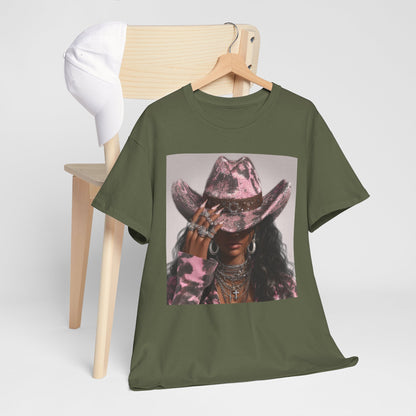 Casual Trendy Cowgirl Vintage Graphic Tee - Women