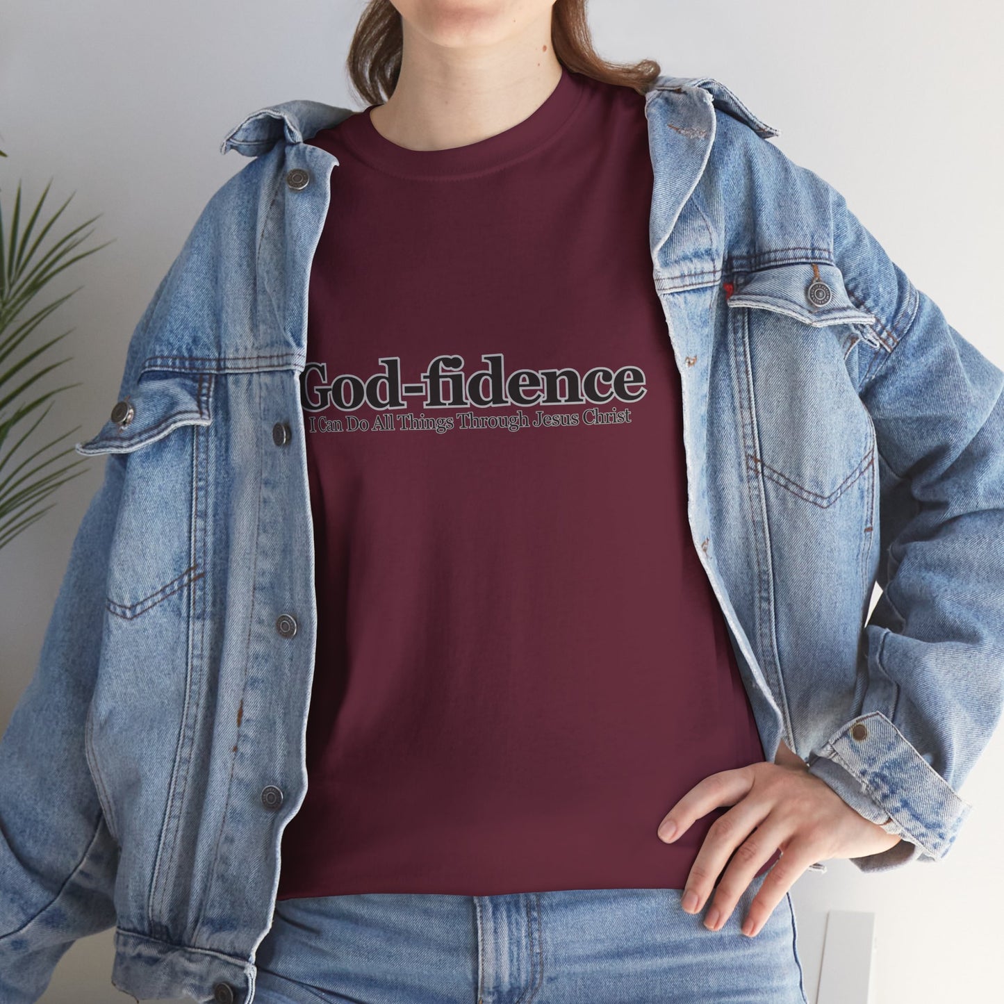 Classic God-fidence Believe In God Graphic Tee - Women