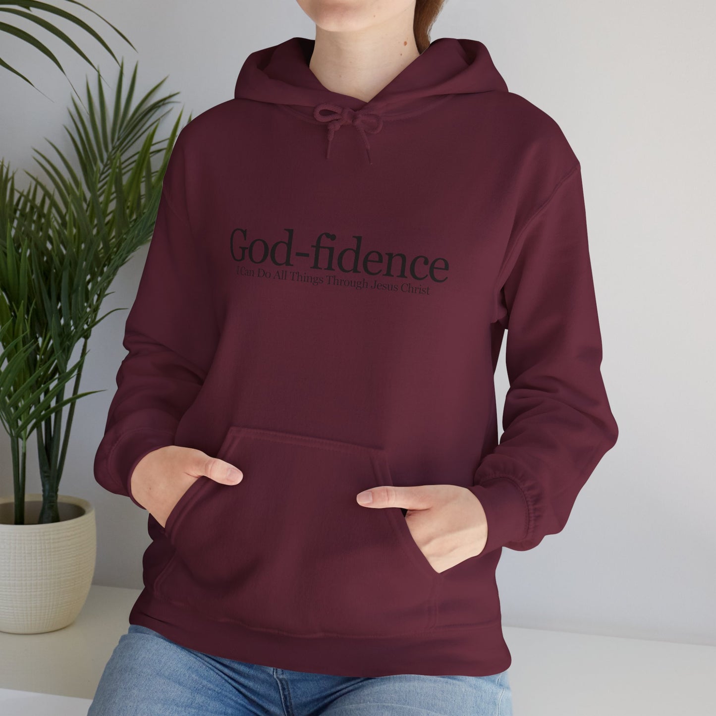 God-Fidence – Faith Over Fear Hoodie - Women