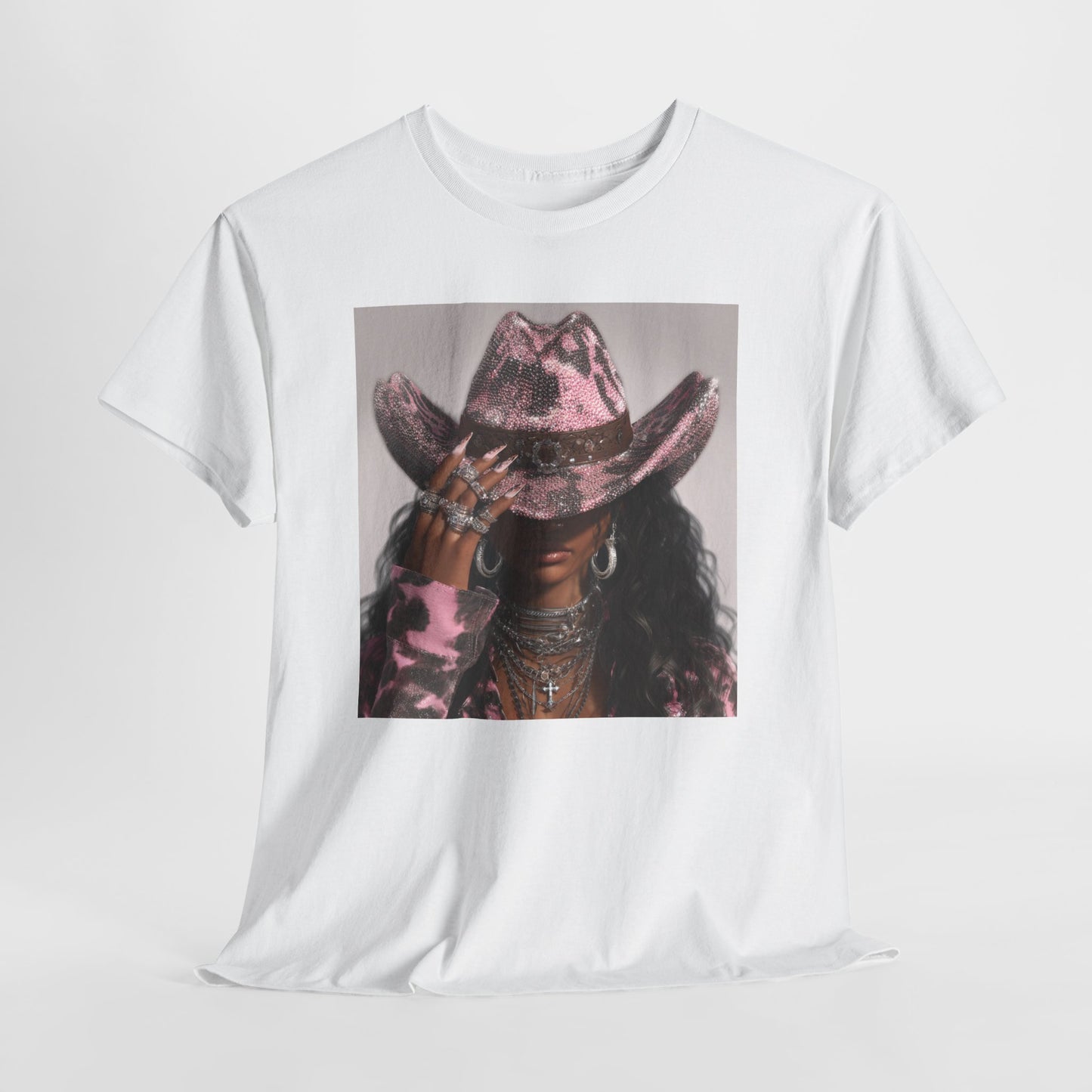 Casual Trendy Cowgirl Vintage Graphic Tee - Women