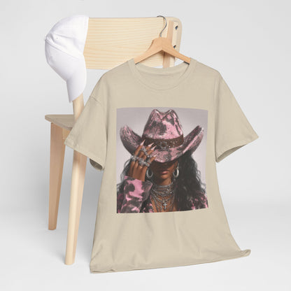Casual Trendy Cowgirl Vintage Graphic Tee - Women