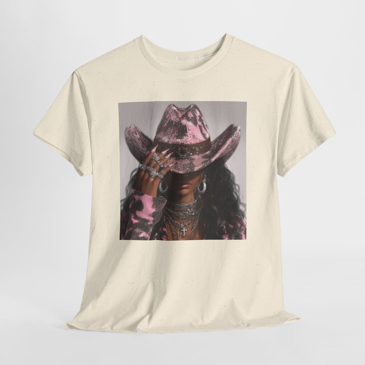 Casual Trendy Cowgirl Vintage Graphic Tee - Women