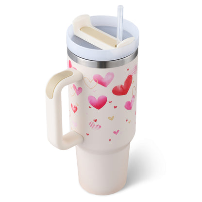 40 oz. Insulated Tumbler With Straw