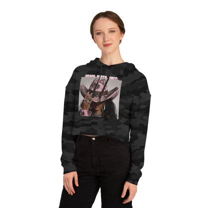 Women's Cowgirl Cropped Hooded Sweatshirt