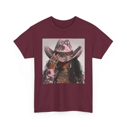 Casual Trendy Cowgirl Vintage Graphic Tee - Women