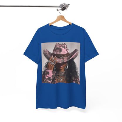Casual Trendy Cowgirl Vintage Graphic Tee - Women