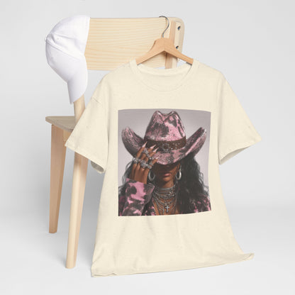 Casual Trendy Cowgirl Vintage Graphic Tee - Women