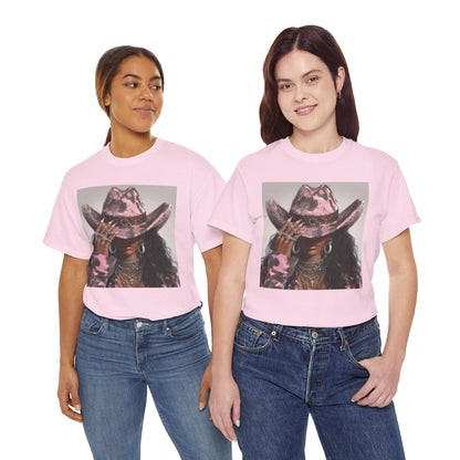 Casual Trendy Cowgirl Vintage Graphic Tee - Women