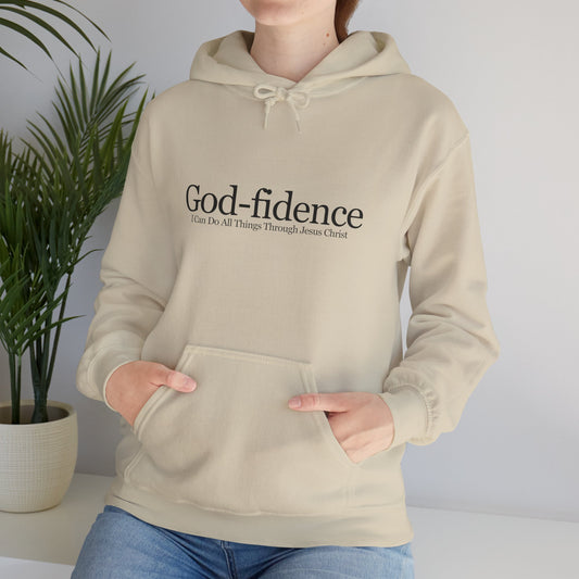 God-Fidence – Faith Over Fear Hoodie - Women