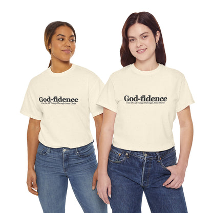 Classic God-fidence Believe In God Graphic Tee - Women