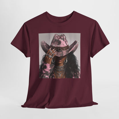 Casual Trendy Cowgirl Vintage Graphic Tee - Women