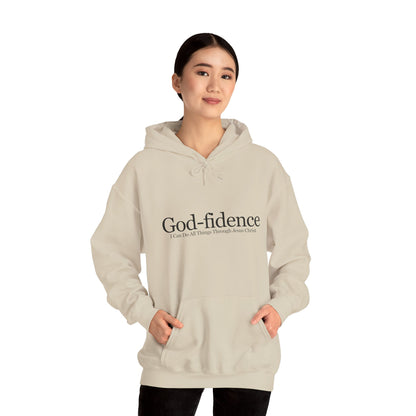 God-Fidence – Faith Over Fear Hoodie - Women