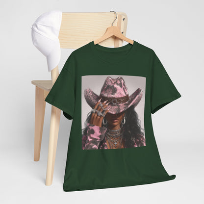 Casual Trendy Cowgirl Vintage Graphic Tee - Women