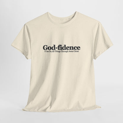 Classic God-fidence Believe In God Graphic Tee - Women