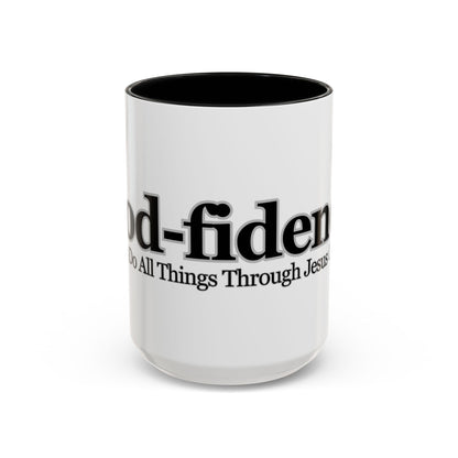 God-Fidence Bold Faith Coffee Mug