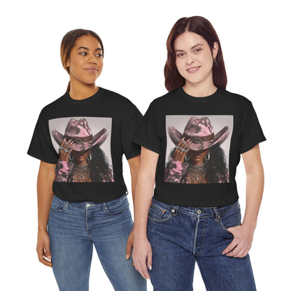 Casual Trendy Cowgirl Vintage Graphic Tee - Women