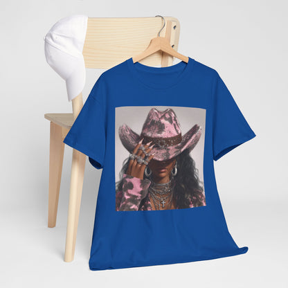Casual Trendy Cowgirl Vintage Graphic Tee - Women