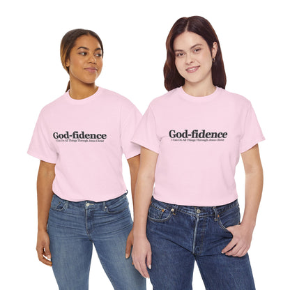 Classic God-fidence Believe In God Graphic Tee - Women