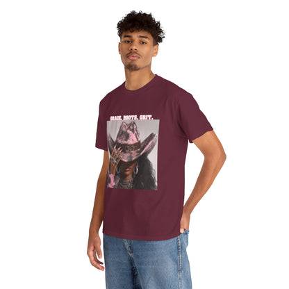 “Grace, Boots, Grit” Western Graphic Tee - Men