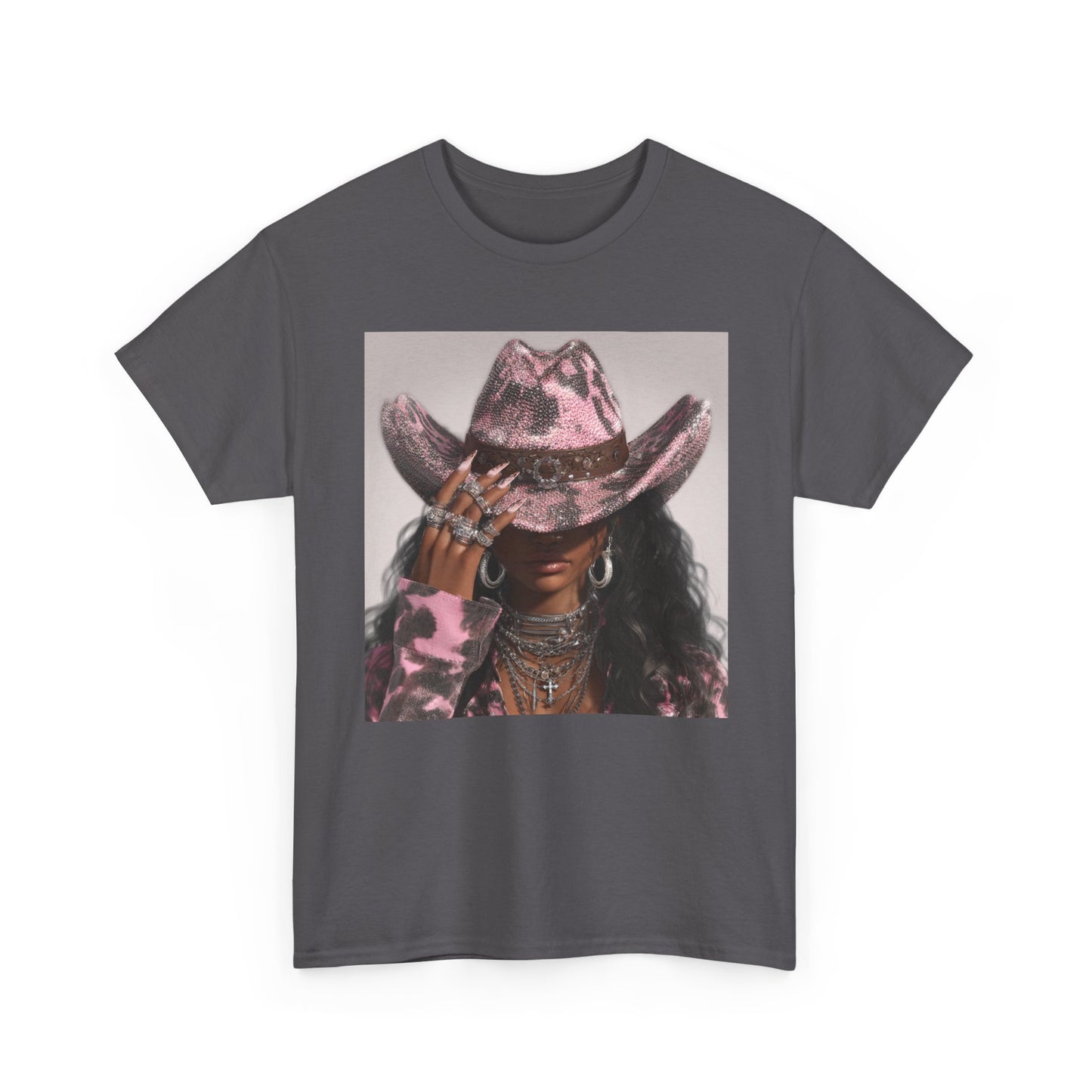 Casual Trendy Cowgirl Vintage Graphic Tee - Women