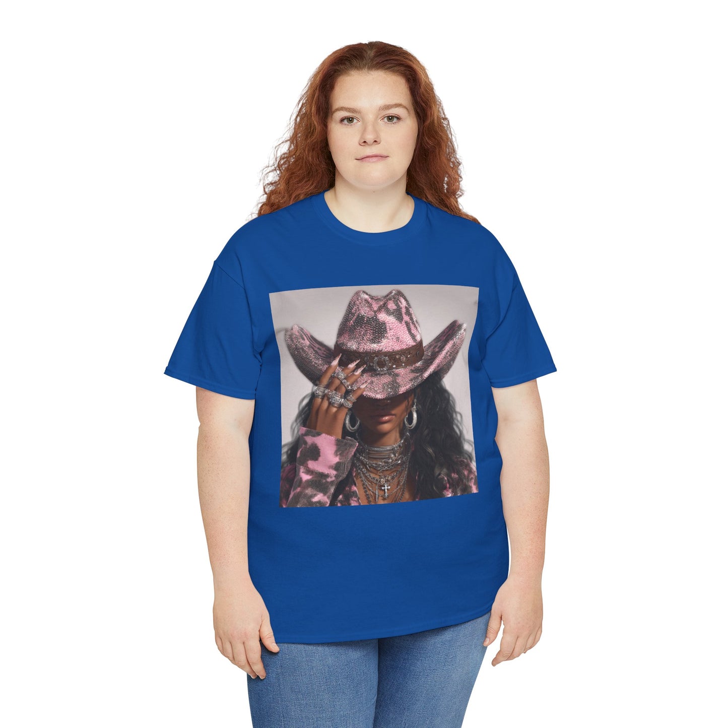 Casual Trendy Cowgirl Vintage Graphic Tee - Women