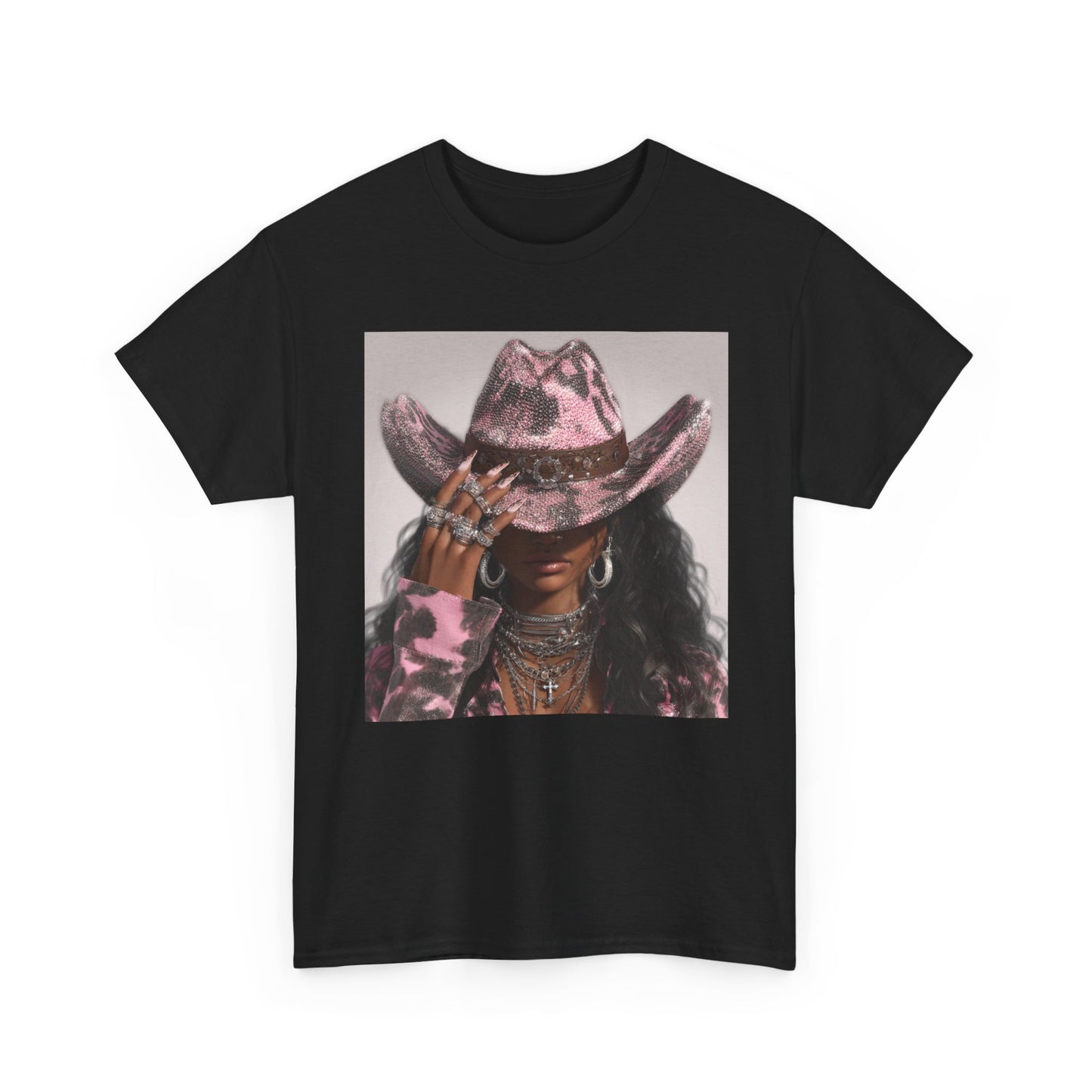 Casual Trendy Cowgirl Vintage Graphic Tee - Women
