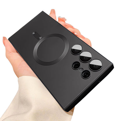 Frosted Magnetic Phone Case with Lens Protector
