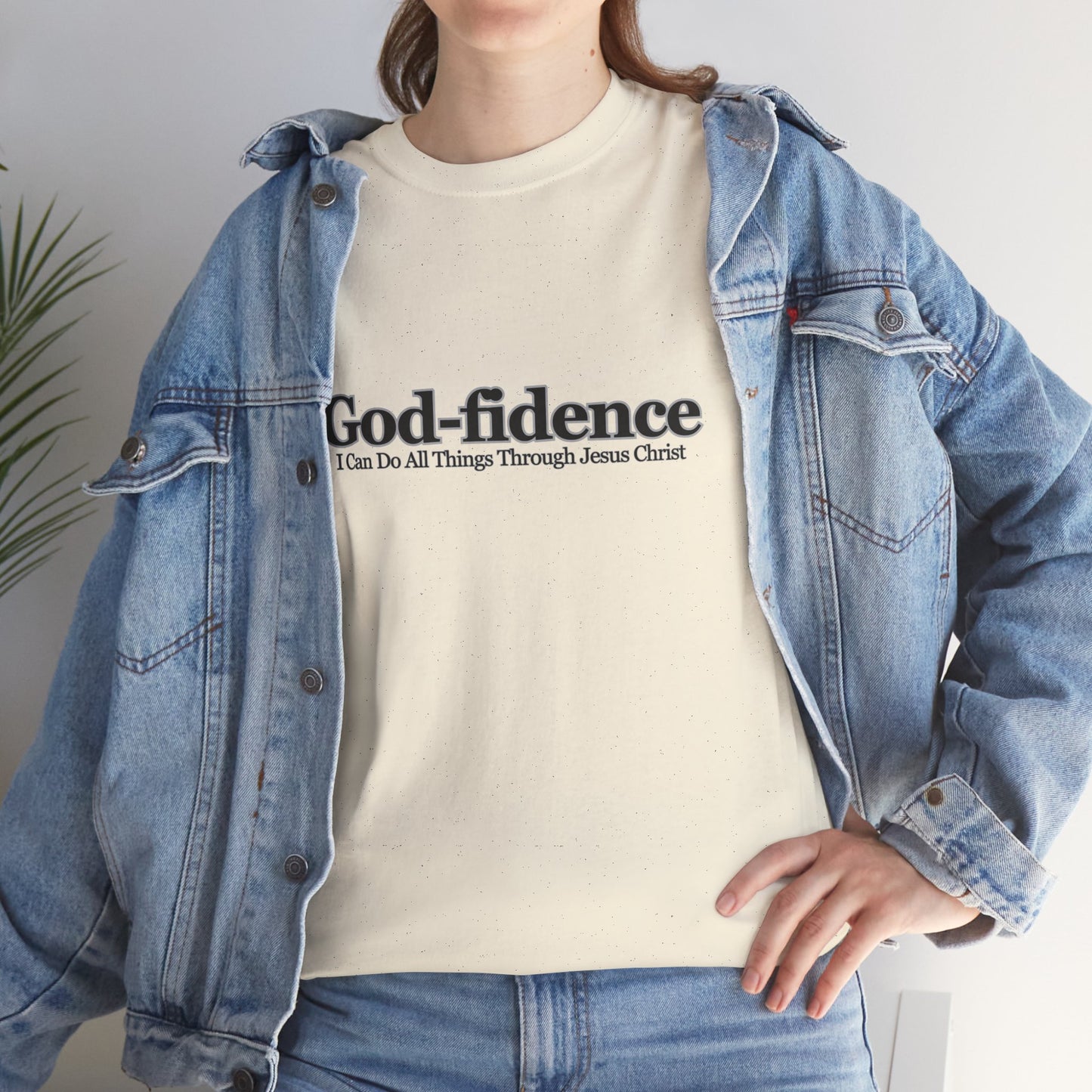 Classic God-fidence Believe In God Graphic Tee - Women