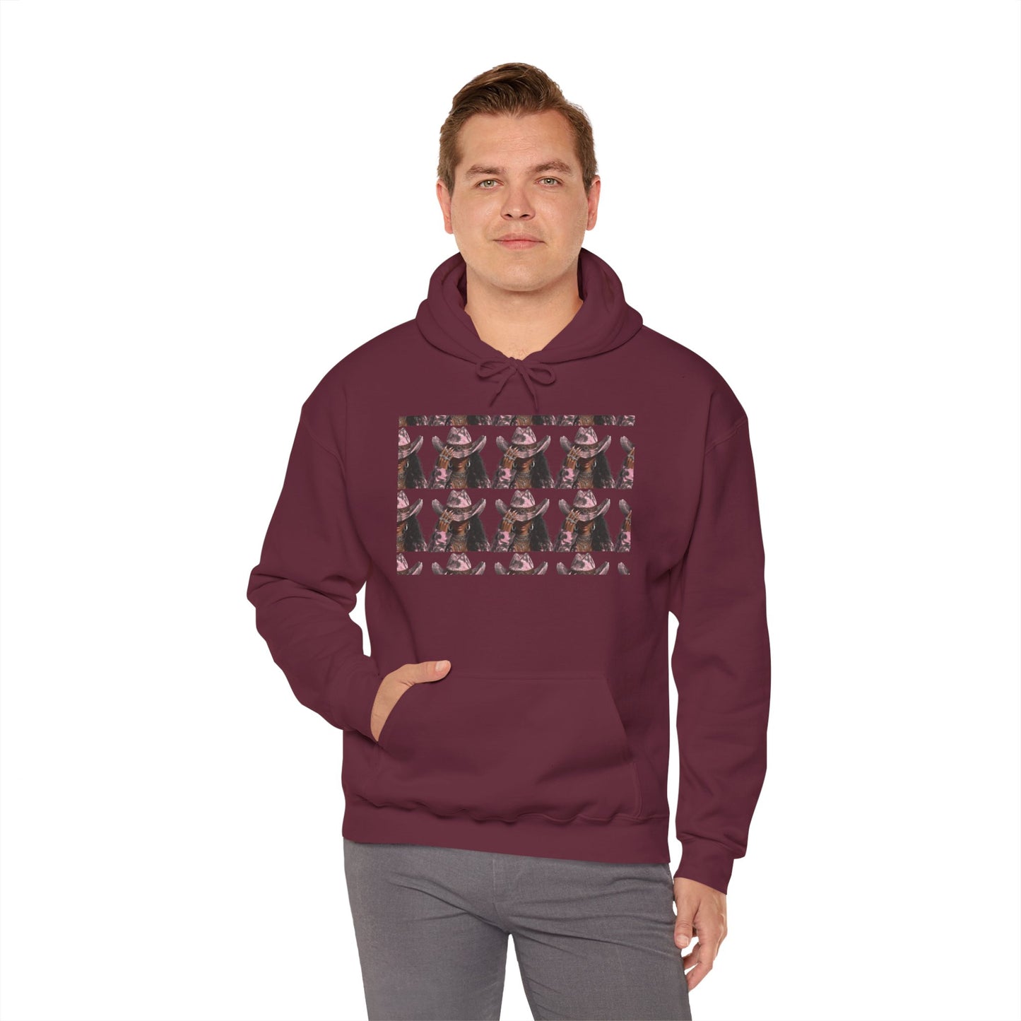 Long Sleeve Cowgirl Hoodie - Men