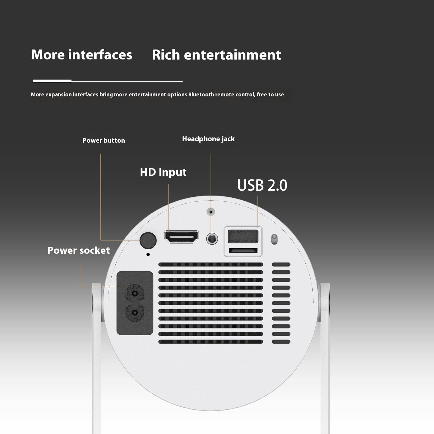 Portable HY300 Freestyle Projector