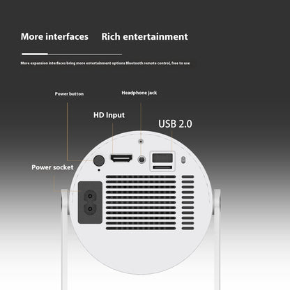 Portable HY300 Freestyle Projector