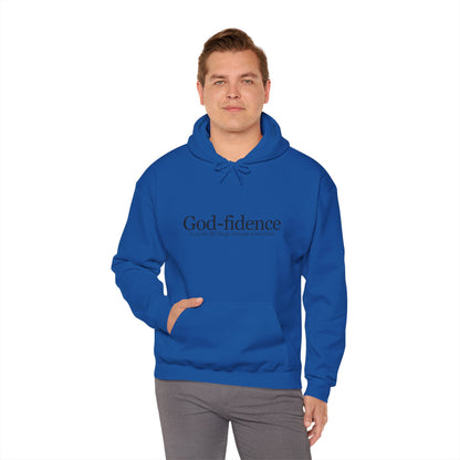 God-Fidence – Faith Over Fear Hoodie - Men