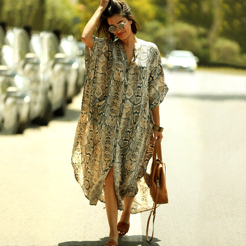 Jazzy Plus Size Pattern Kimono