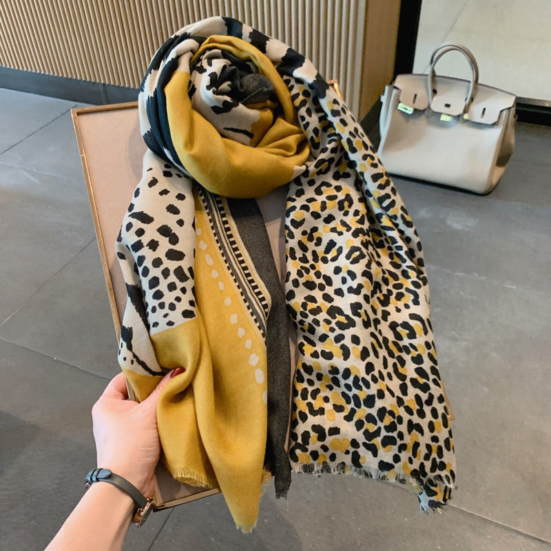 Leopard Print Scarf