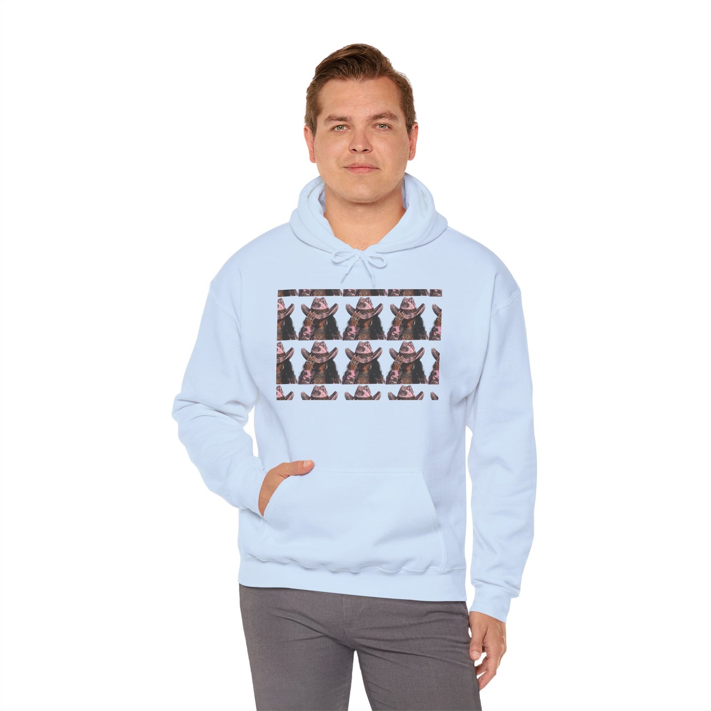 Long Sleeve Cowgirl Hoodie - Men