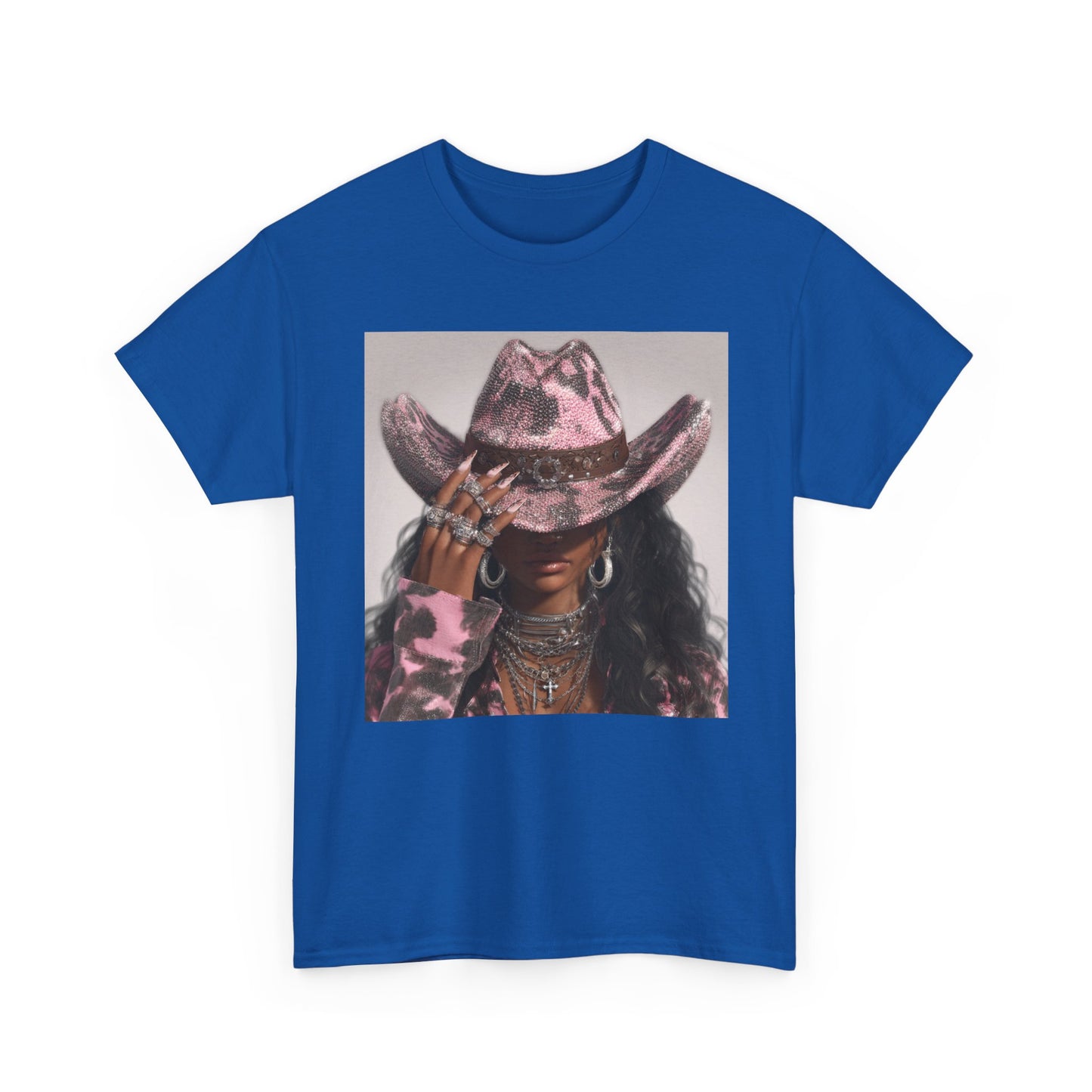 Casual Trendy Cowgirl Vintage Graphic Tee - Women