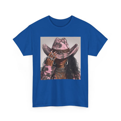 Casual Trendy Cowgirl Vintage Graphic Tee - Women
