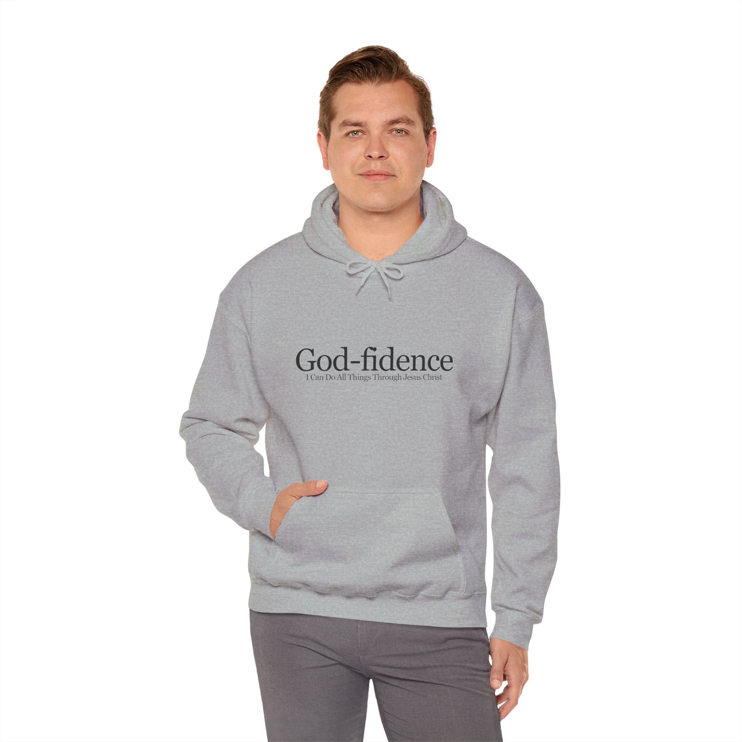 God-Fidence – Faith Over Fear Hoodie - Men