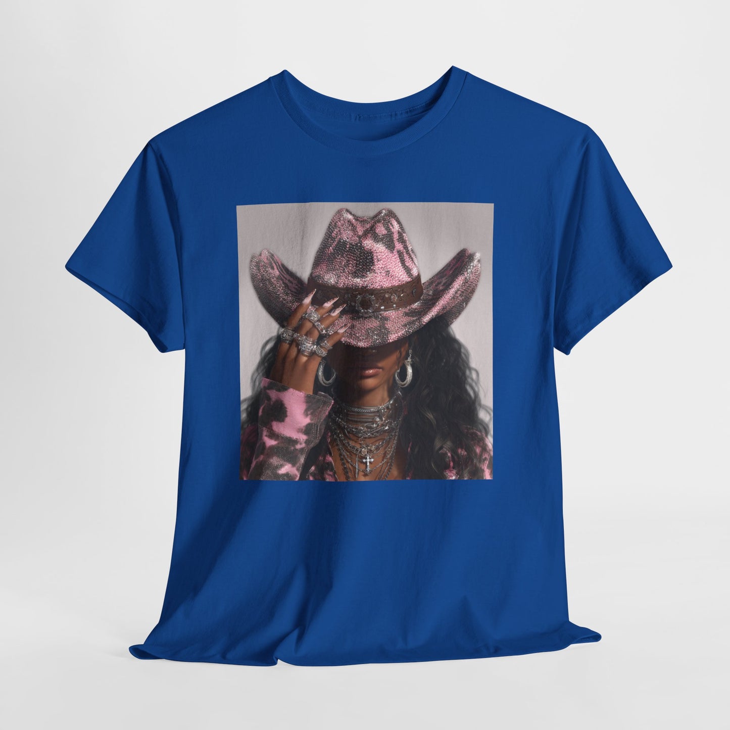 Casual Trendy Cowgirl Vintage Graphic Tee - Women