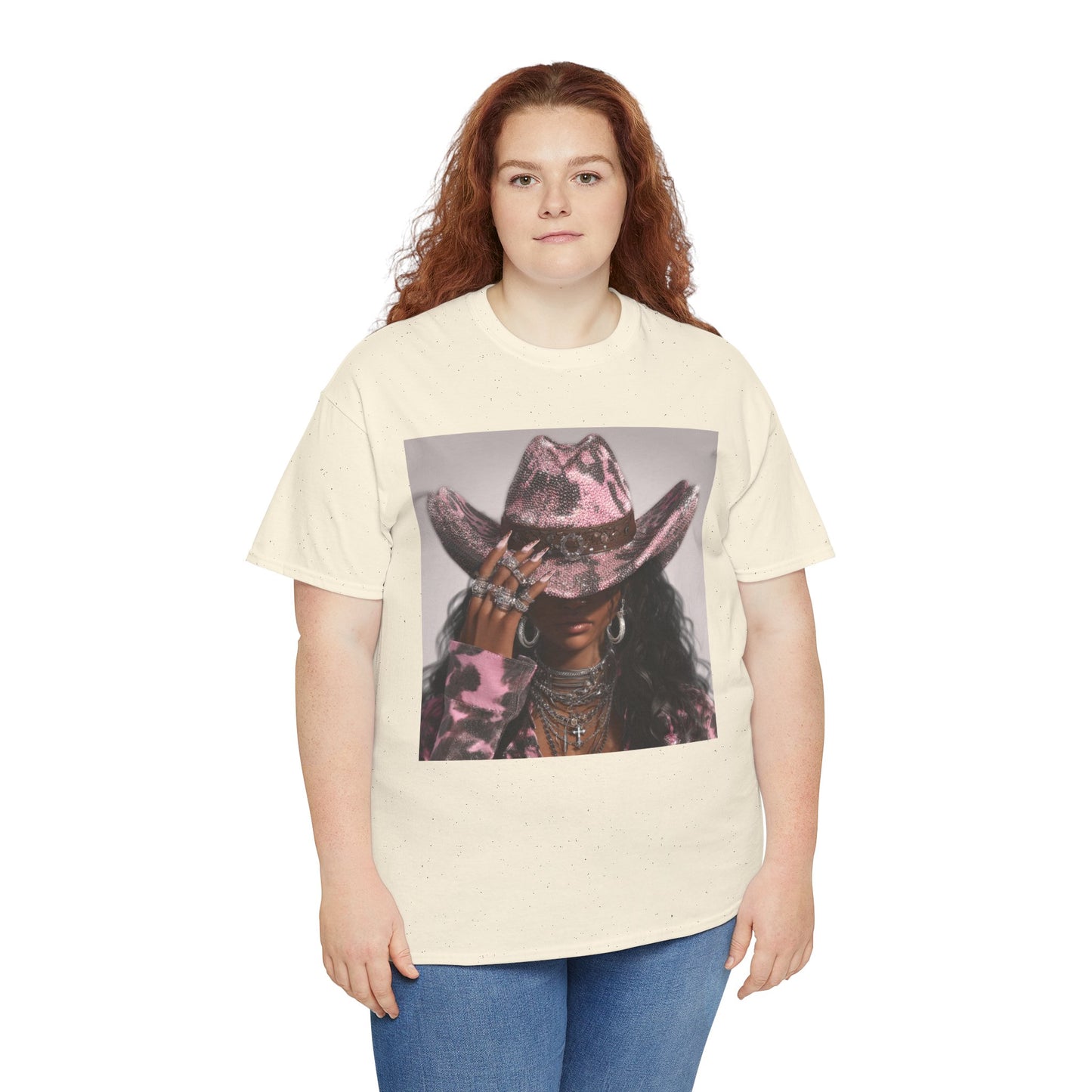 Casual Trendy Cowgirl Vintage Graphic Tee - Women