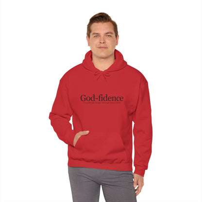 God-Fidence – Faith Over Fear Hoodie - Men