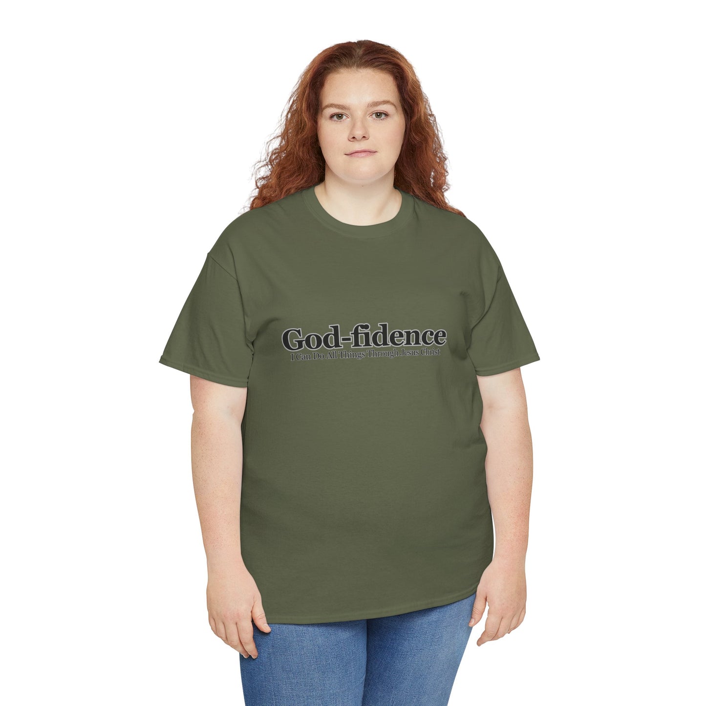Classic God-fidence Believe In God Graphic Tee - Women