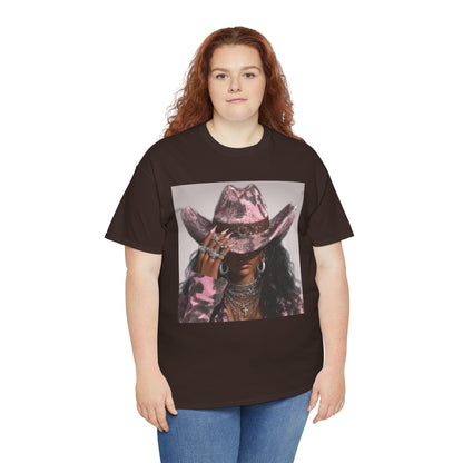 Casual Trendy Cowgirl Vintage Graphic Tee - Women